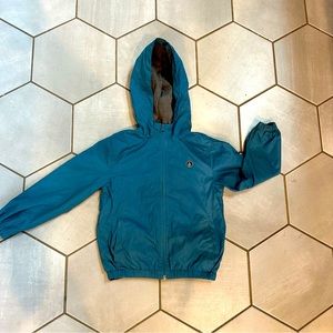 Volcom windbreak/rain jacket sz 5 little kids.